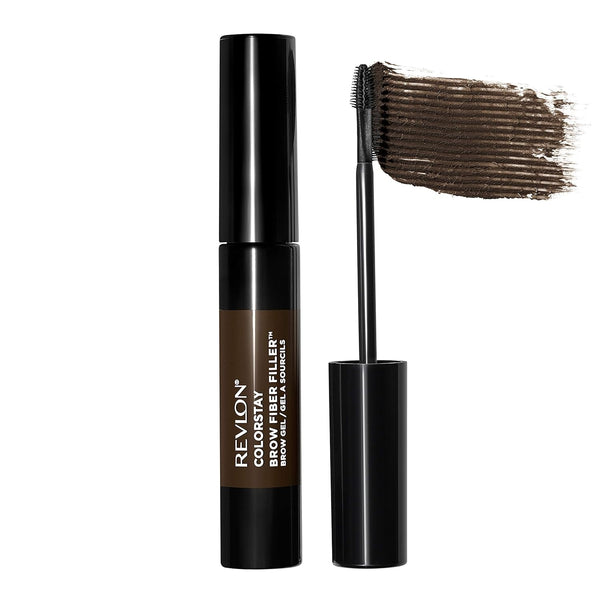 WHOLESALE REVLON COLORSTAY BROW FIBER FILLER BROW GEL 0.23 OZ - DARK BROWN 305 - 48 PIECE LOT
