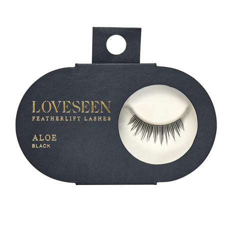 WHOLESALE LOVESEEN FEATHERLIFT LASHES FALSE EYELASHES - ALOE (BLACK) - 48 PIECE LOT