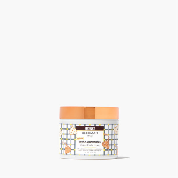 WHOLESALE BEEKMAN 1802 HERSHEY'S SNICKERDOODLE WHIPPED BODY CREAM 2 OZ - 48 PIECE LOT