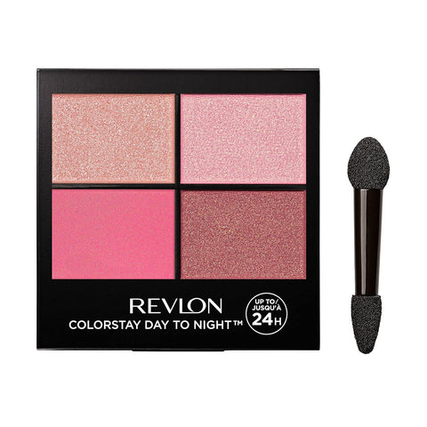 WHOLESALE REVLON COLORSTAY DAY TO NIGHT 24 HOUR EYE SHADOW QUAD 0.16 OZ - PRETTY 565 - 48 PIECE LOT