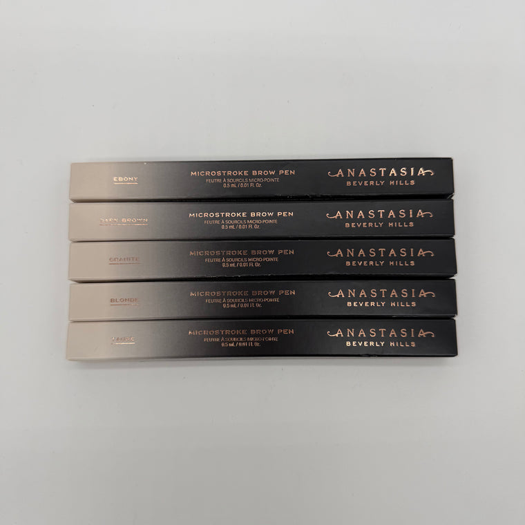 WHOLESALE ANASTASIA BEVERLY HILLS MICROSTROKE BROW PEN 0.01 OZ - ASSORTED - 50 PIECE LOT