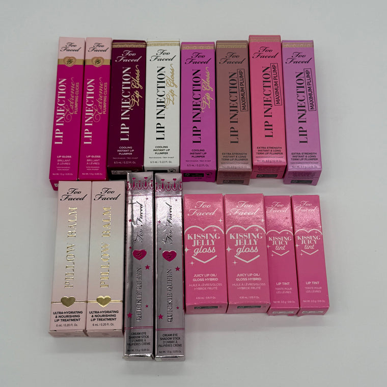 WHOLESALE ASSORTED TOO FACED COSMETICS LOT - 50 PIECE LOT