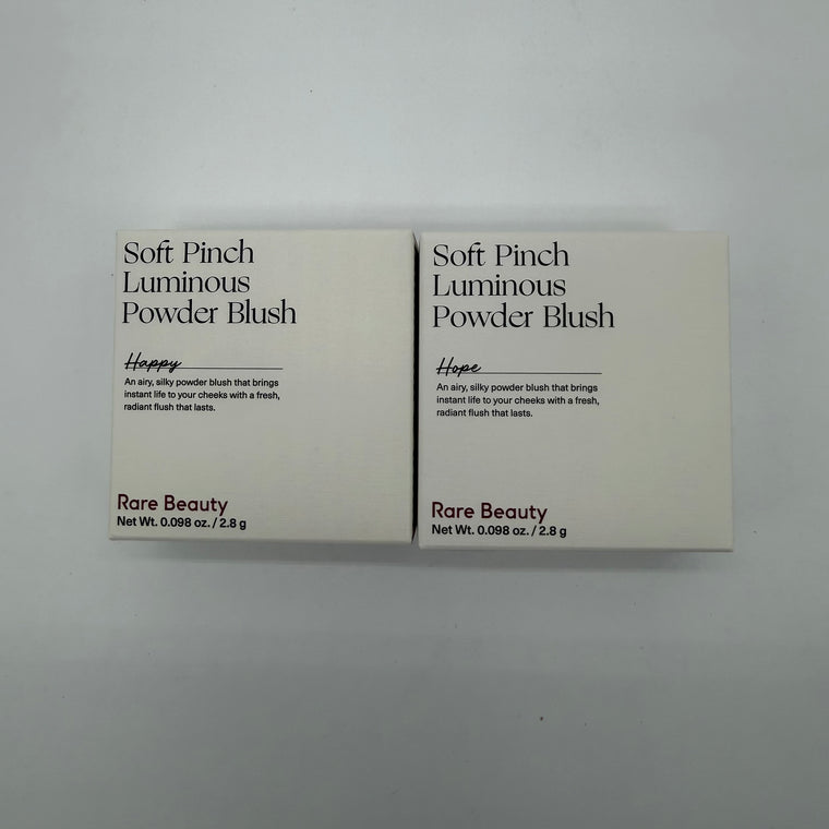 WHOLESALE RARE BEAUTY SOFT PINCH LUMINOUS POWDER BLUSH 0.098 OZ - 2 SHADES ASSORTED COLORS - 48 PIECE LOT