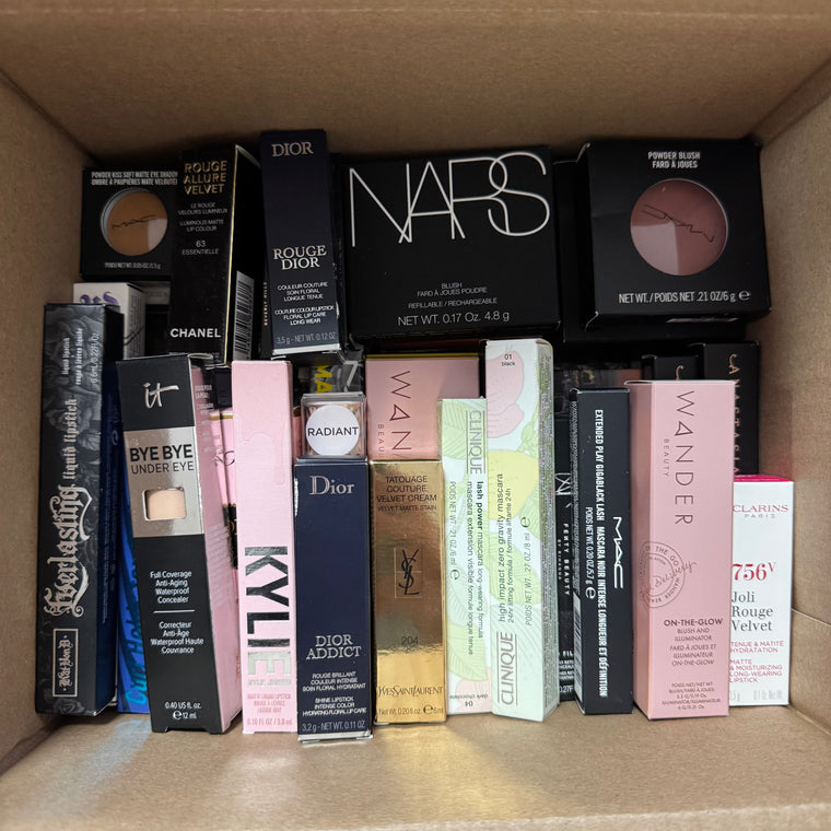 WHOLESALE ASSORTED HIGH END COSMETICS LOT BOXED - ASSORTED - 50 PIECE LOT
