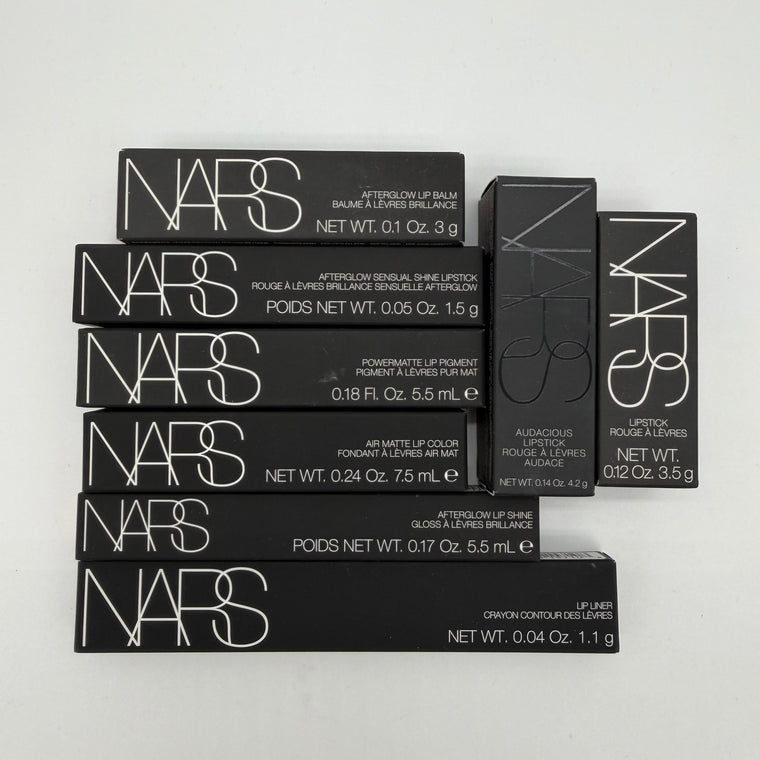 WHOLESALE NARS COSMETICS LIPSTICK & LIP GLOSS LOT BOXED - ASSORTED - 50 PIECE LOT