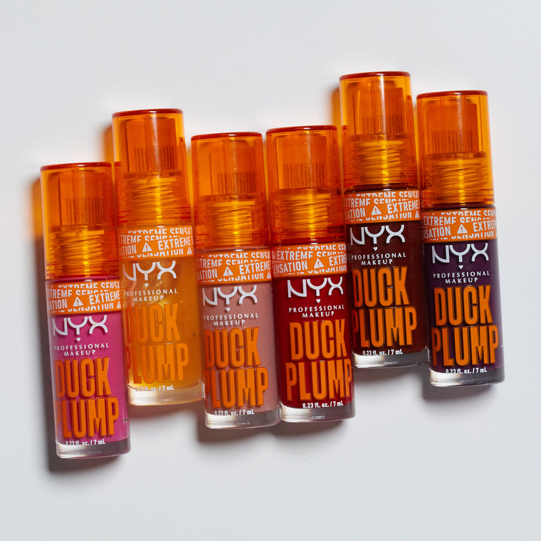 WHOLESALE NYX DUCK PLUMP HIGH PIGMENT PLUMPING LIP GLOSS 0.23 OZ PACKAGE #1 - ASSORTED COLORS - 100 PIECE LOT