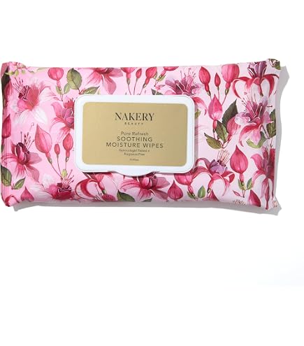 WHOLESALE NAKERY BEAUTY PURE REFRESH SOOTHING MOISTURE WIPES - 30 COUNT - 48 PIECE LOT
