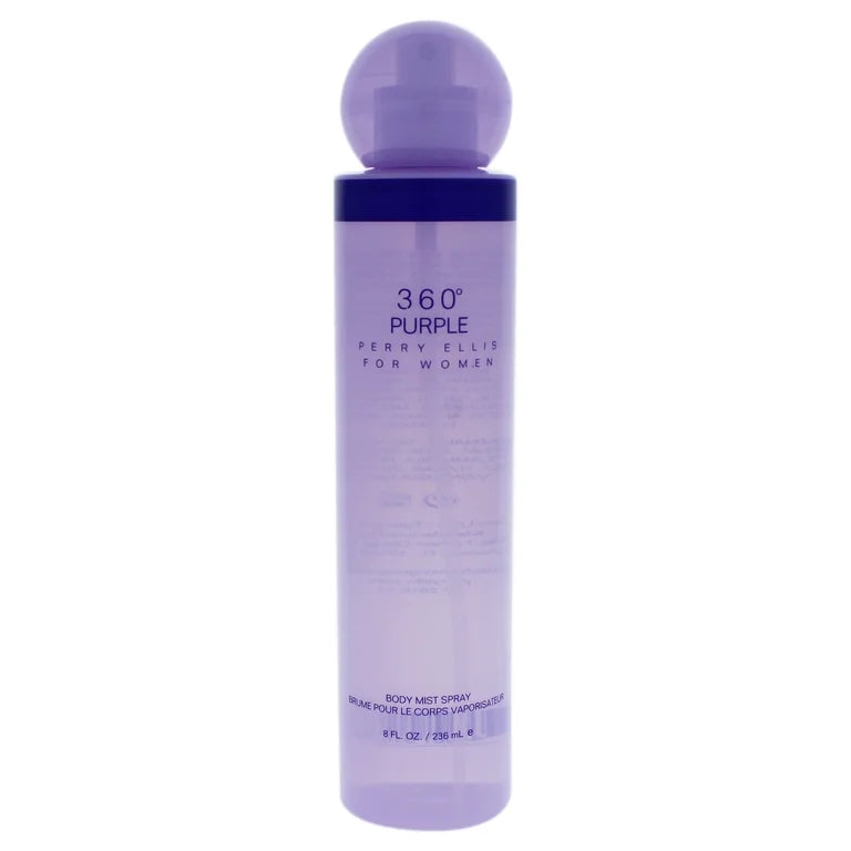 WHOLESALE PERRY ELLIS FOR WOMEN 360 PURPLE BODY MIST SPRAY 8 OZ - 48 PIECE LOT