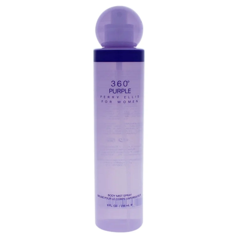 WHOLESALE PERRY ELLIS FOR WOMEN 360 PURPLE BODY MIST SPRAY 8 OZ - 48 PIECE LOT
