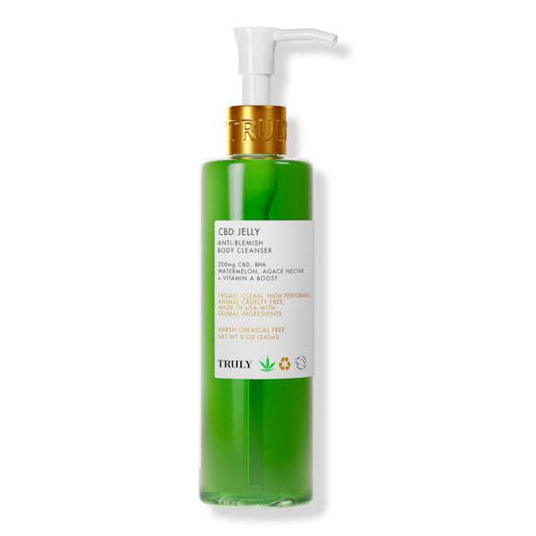 WHOLESALE TRULY CBD JELLY ANTI-BLEMISH FACIAL CLEANSER 8 OZ - 24 PIECE LOT