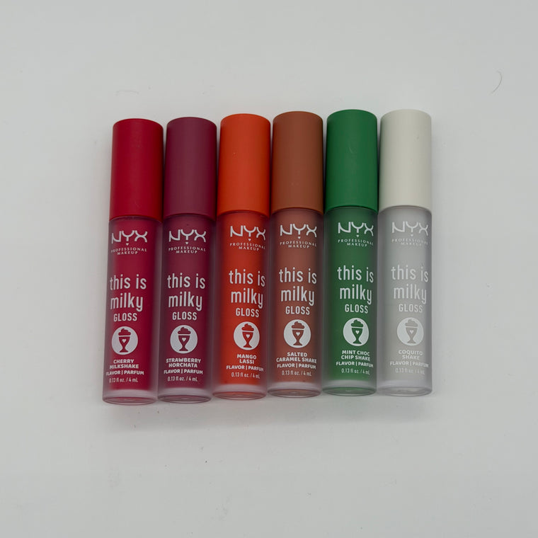 WHOLESALE NYX THIS IS MILKY LIP GLOSS PACKAGE #1 - 48 PIECE LOT