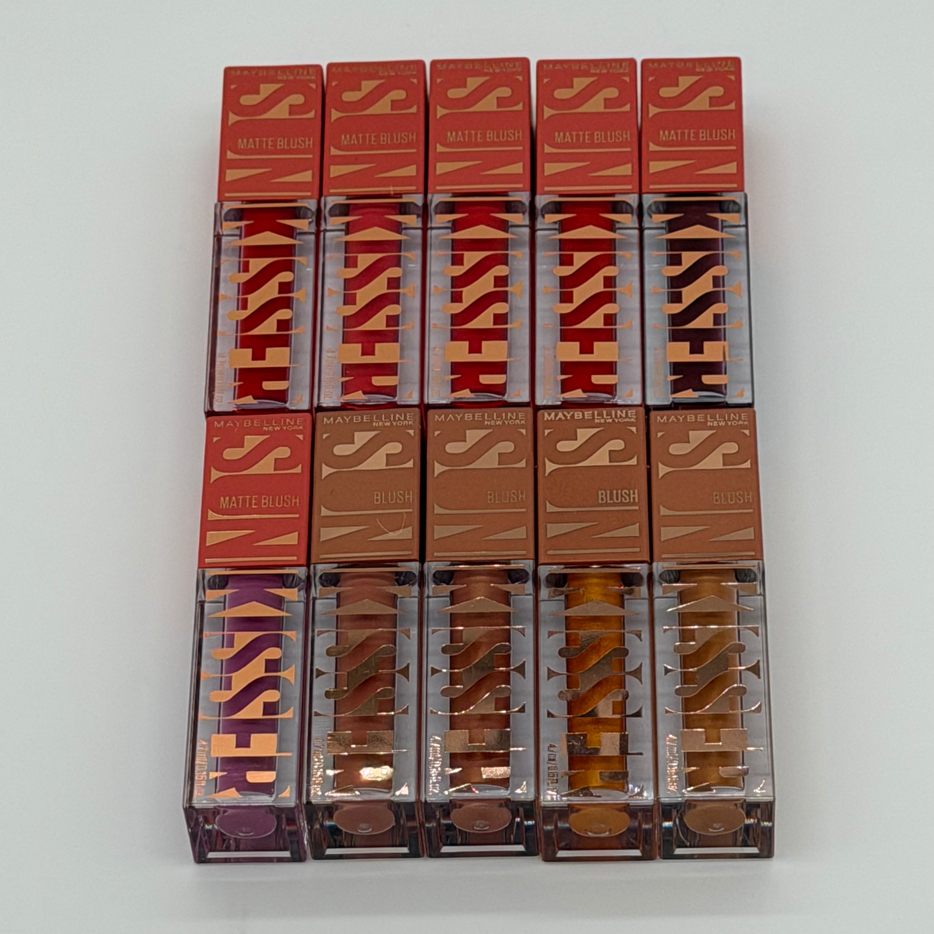 WHOLESALE MAYBELLINE SUNKISSER MULTI-USE LIQUID BLUSH PACKAGE #1 - ASSORTED COLORS - 50 PIECE LOT