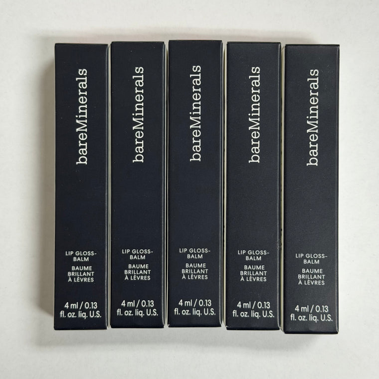 WHOLESALE BAREMINERALS LIP GLOSS-BALM PACKAGE #1 - ASSORTED COLORS - 48 PIECE LOT