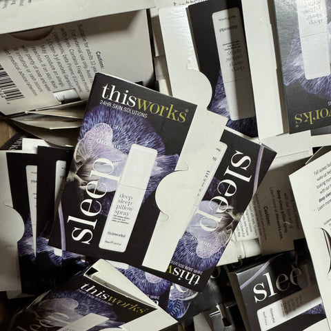 WHOLESALE THISWORKS DEEP SLEEP PILLOW SPRAY TRAVEL SIZE 0.08 OZ - 100 PIECE LOT