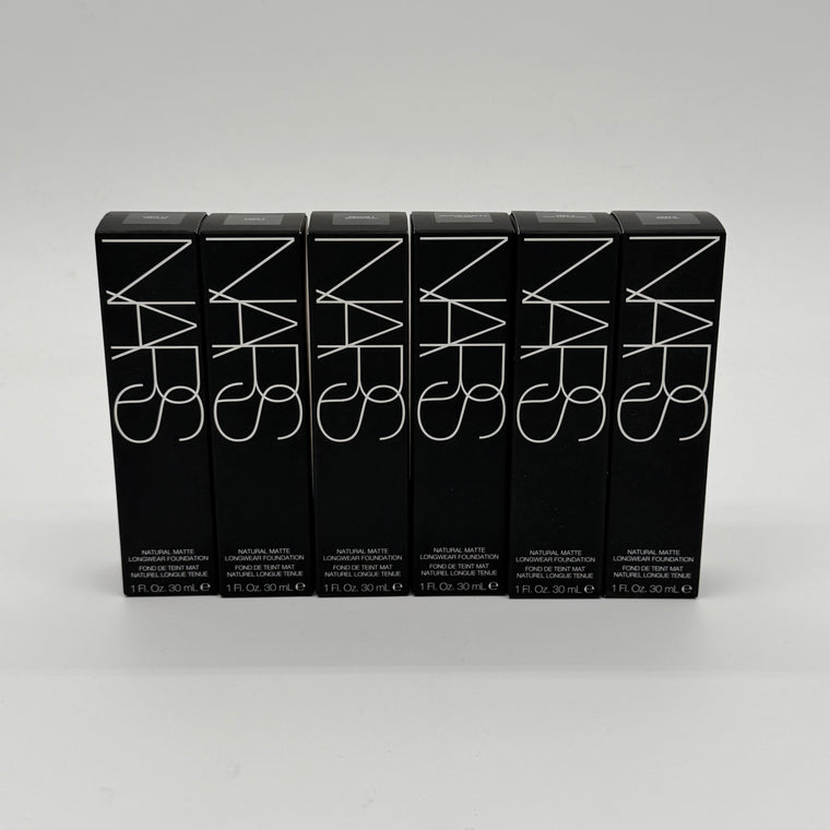 WHOLESALE NARS NATURAL MATTE LONGWEAR FOUNDATION 1 OZ - ASSORTED COLORS - 50 PIECE LOT