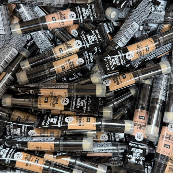 WHOLESALE REVLON SKIN AWAKEN 5-IN-1 CONCEALER 0.27 OZ - ASSORTED COLORS - 100 PIECE LOT