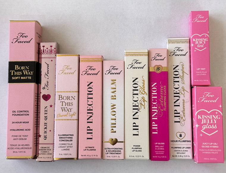 WHOLESALE ASSORTED TOO FACED COSMETICS LOT - 50 PIECE LOT