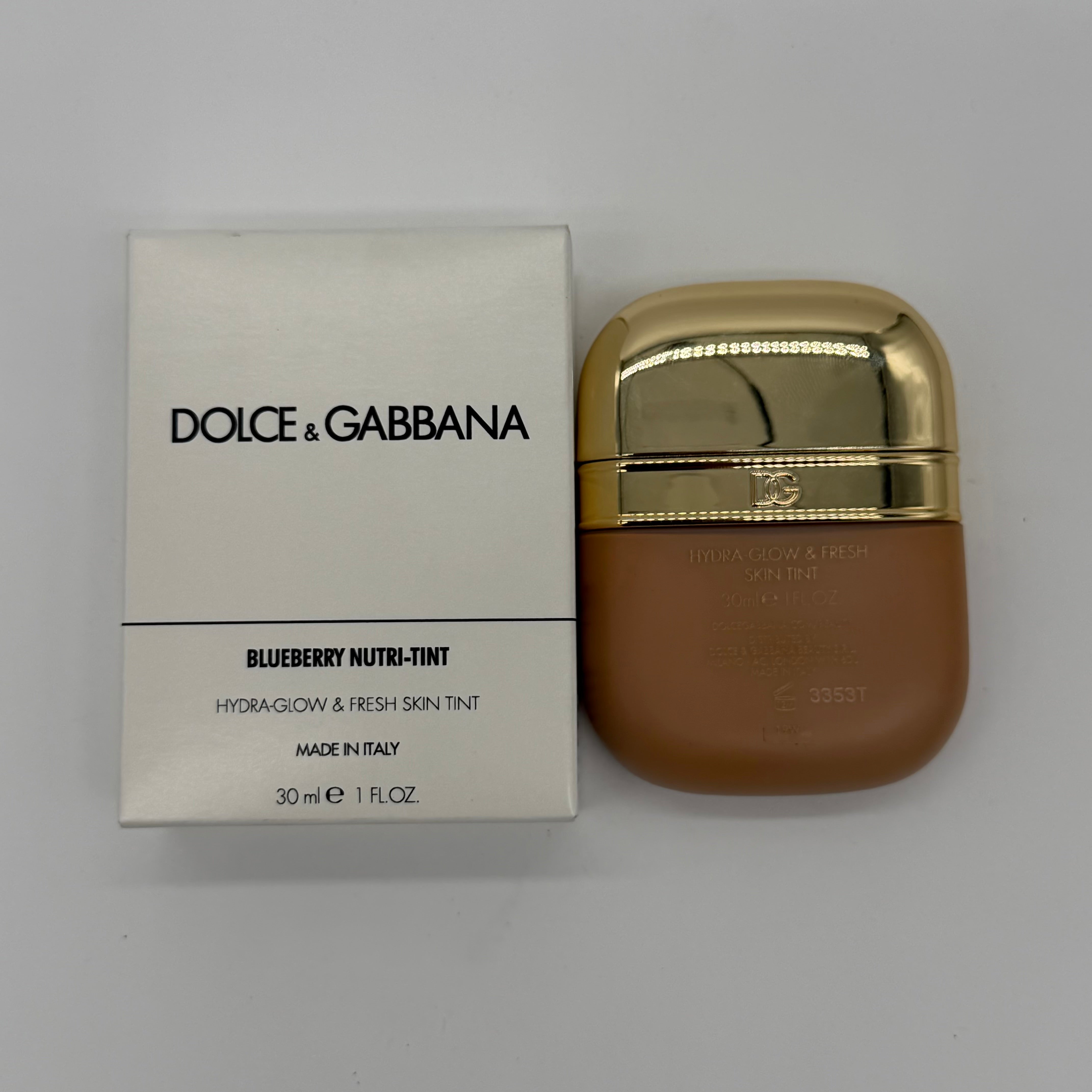 WHOLESALE DOLCE & GABBANA BLUEBERRY NUTRI-TINT TESTER BOX 1 OZ - MEDIUM 19W - 48 PIECE LOT
