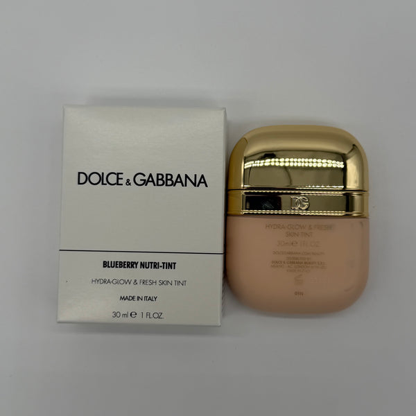 WHOLESALE DOLCE & GABBANA BLUEBERRY NUTRI-TINT TESTER BOX 1 OZ - LIGHT 01N - 48 PIECE LOT