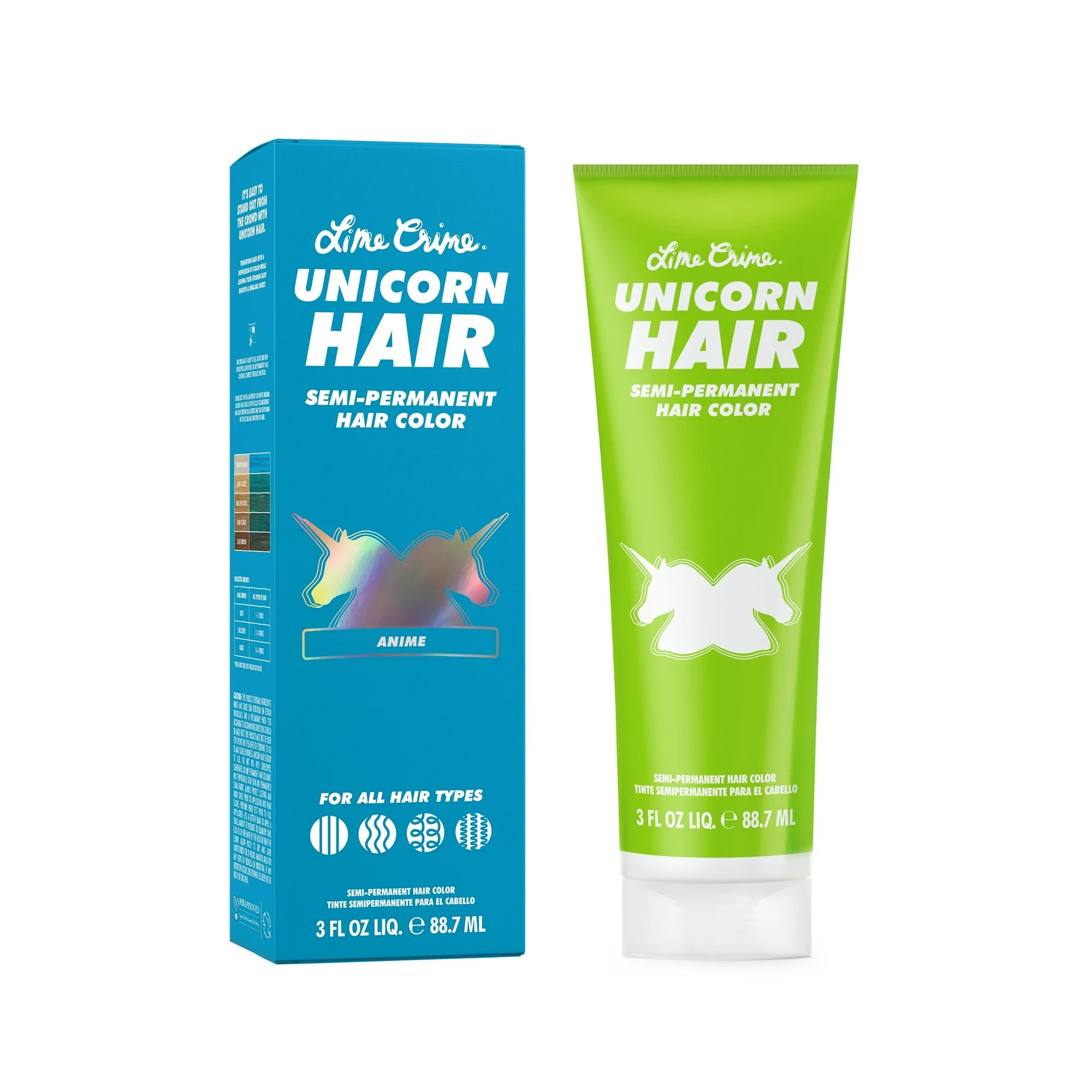 WHOLESALE LIME CRIME UNICORN HAIR SEMI-PERMANENT HAIR COLOR 3 OZ - ANIME - 48 PIECE LOT