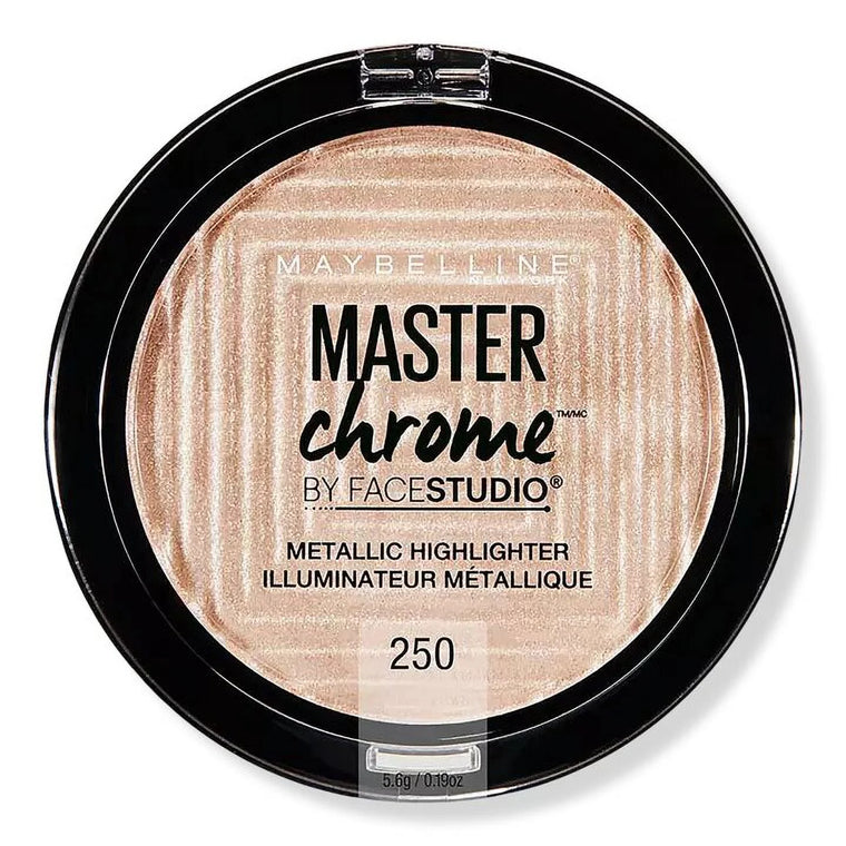 WHOLESALE MAYBELLINE MASTER CHROME BY FACESTUDIO METALLIC HIGHLIGHTER 0.19 OZ - MOLTEN PEARL 250 - 72 PIECE LOT