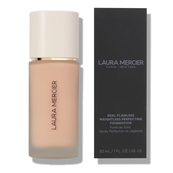 WHOLESALE LAURA MERCIER REAL FLAWLESS WEIGHTLESS PERFECTING FOUNDATION 1 OZ - ECRU 2C1 - 48 PIECE LOT