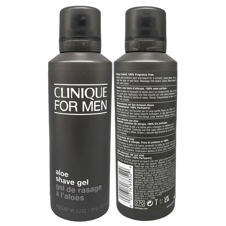 WHOLESALE CLINIQUE FOR MEN ALOE SHAVE GEL 4.2 OZ - 42 PIECE LOT