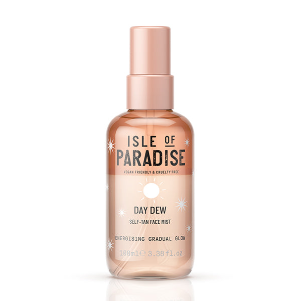 WHOLESALE ISLE OF PARADISE DAY DEW SELF-TAN FACE MIST 3.38 OZ - 48 PIECE LOT