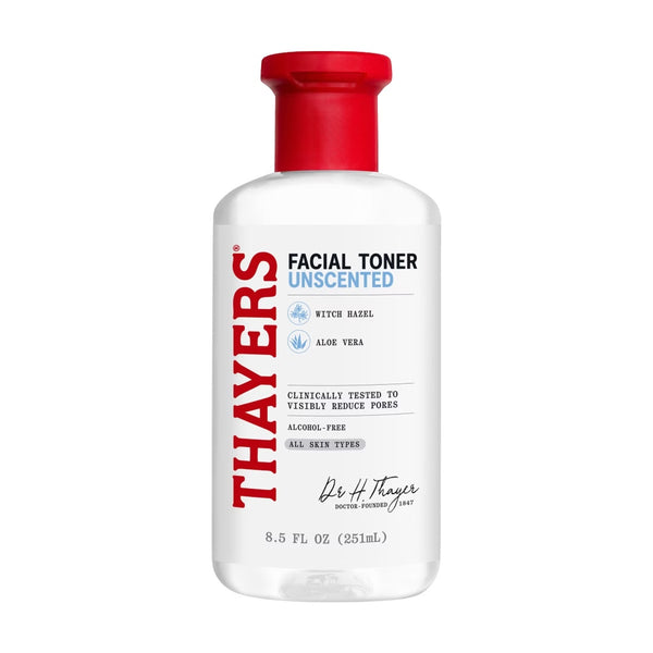 WHOLESALE THAYER'S FACIAL TONER WITH WITCH HAZEL 8.5 OZ - UNSCENTED - 48 PIECE LOT