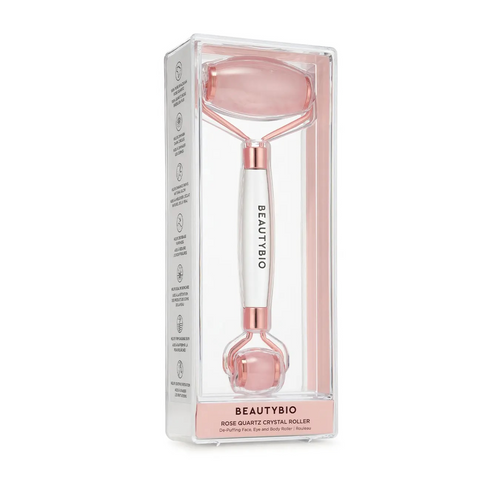 WHOLESALE BEAUTYBIO ROSE QUARTZ CRYSTAL ROLLER - 48 PIECE LOT