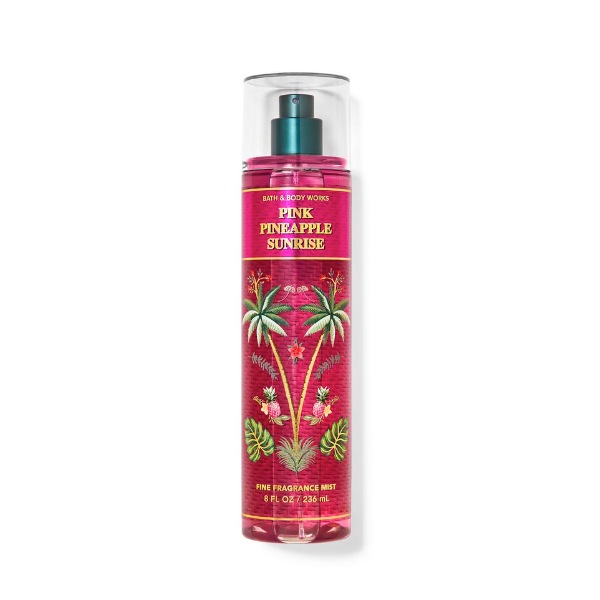 WHOLESALE BATH & BODY WORKS PINK PINEAPPLE SUNRISE FINE FRAGRANCE MIST 8 OZ - 48 PIECE LOT
