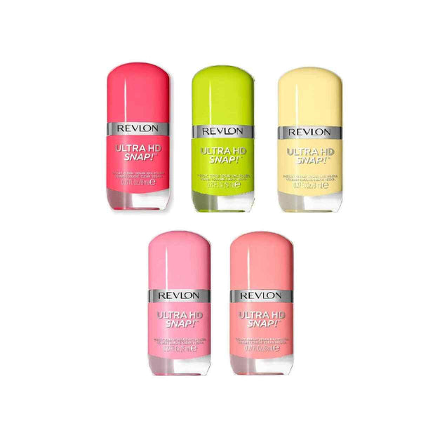 WHOLESALE REVLON ULTRA HD SNAP! NAIL POLISH 0.27 OZ - ASSORTED COLORS - 100 PIECE LOT