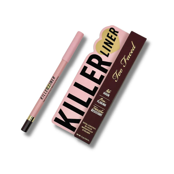 WHOLESALE TOO FACED KILLER LINER TOTAL CONTROL 36 HOUR WATERPROOF EYELINER 0.04 OZ - KILLER ESPRESSO - 50 PIECE LOT