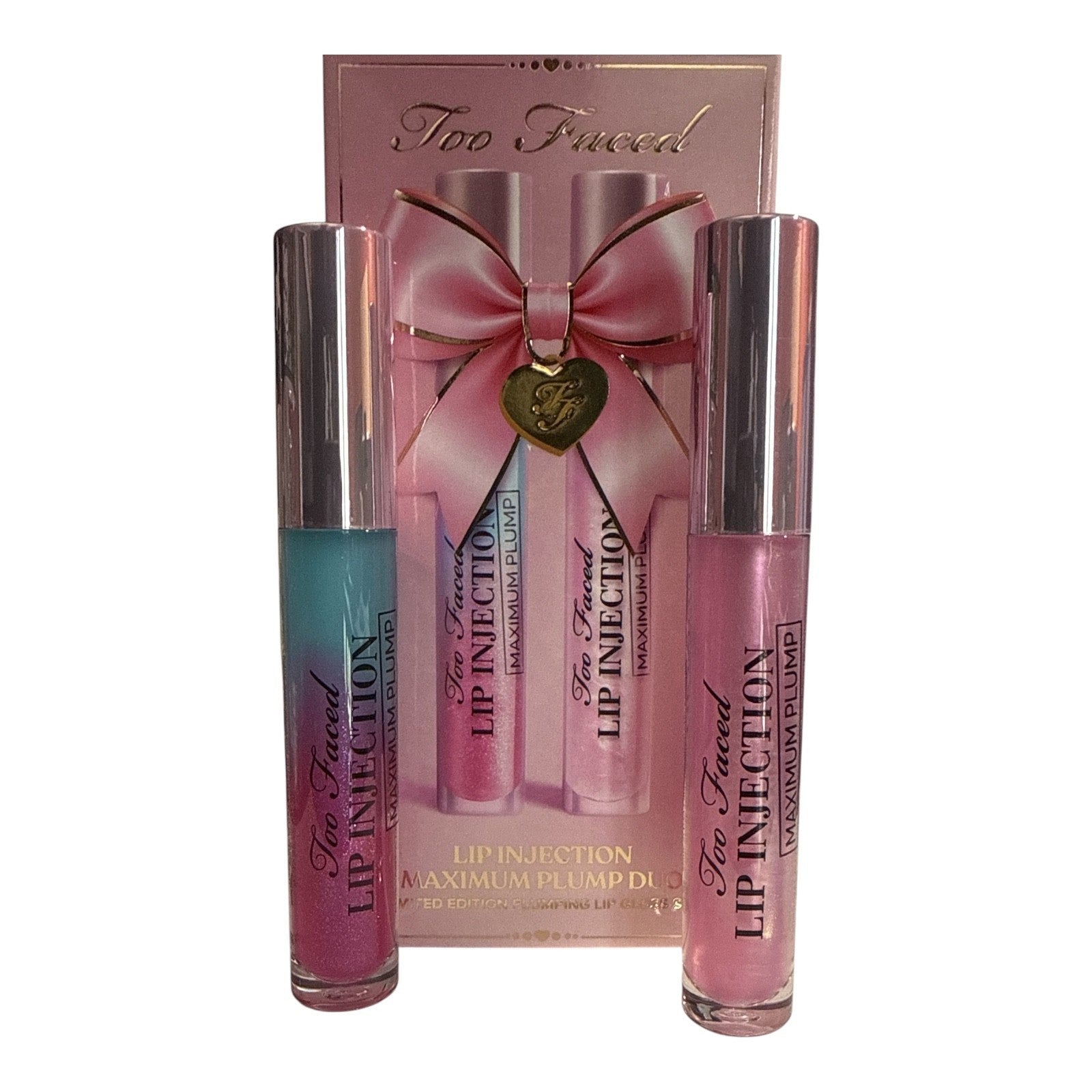 WHOLESALE TOO FACED LIP INJECTION MAXIMUM PLUMP DUO LIMITED EDITION PLUMPING LIP GLOSS SET - 48 PIECE LOT