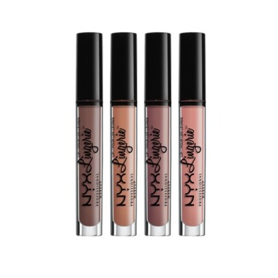 WHOLESALE NYX COSMETICS LIP LINGERIE LIQUID LIPSTICK ASSORTED - 50 PIECE LOT
