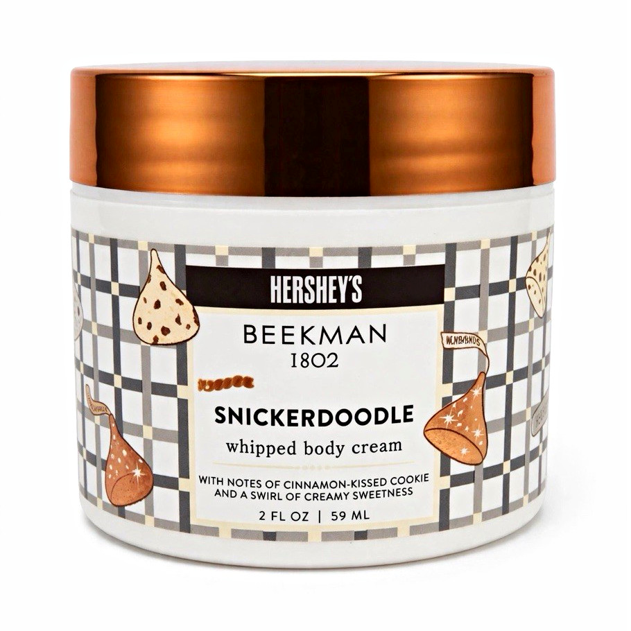 WHOLESALE BEEKMAN 1802 HERSHEY'S SNICKERDOODLE WHIPPED BODY CREAM 2 OZ - 48 PIECE LOT