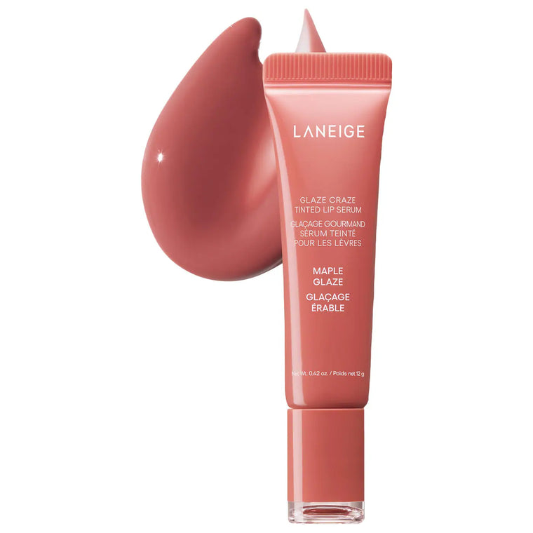 WHOLESALE LANEIGE GLAZE CRAZE TINTED LIP SERUM 0.42 OZ - MAPLE GLAZE - 50 PIECE LOT
