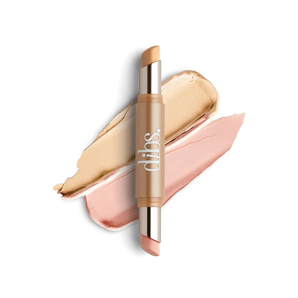 WHOLESALE DIBS THE EDIT STICK BRIGHTENER & CONCEALER DUO 0.2 OZ - SHADE 140 - 50 PIECE LOT