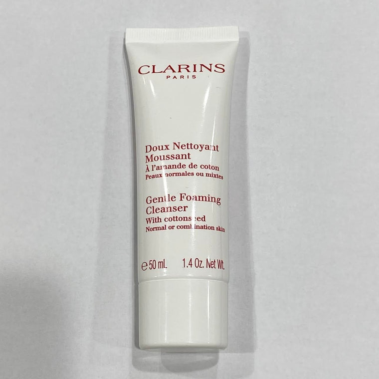 WHOLESALE CLARINS GENTLE FOAMING CLEANSER WITH COTTONSEED TRAVEL SIZE 1.4 OZ - 50 PIECE LOT
