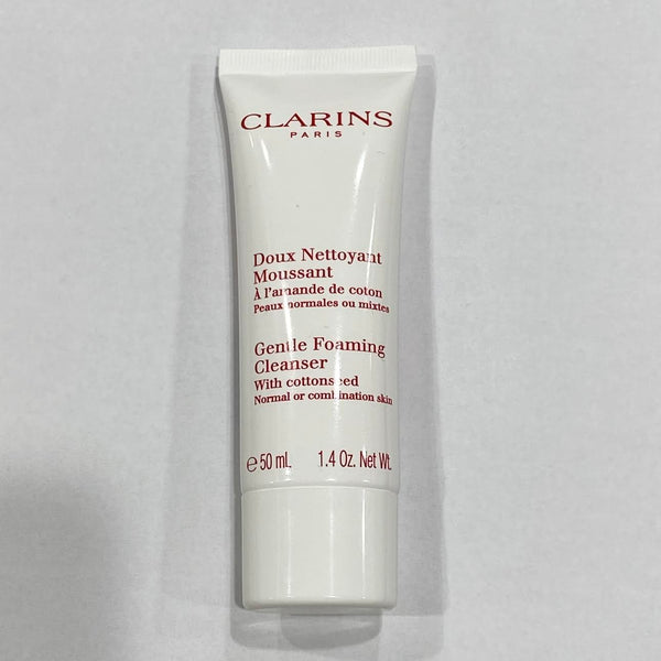 WHOLESALE CLARINS GENTLE FOAMING CLEANSER WITH COTTONSEED TRAVEL SIZE 1.4 OZ - 50 PIECE LOT