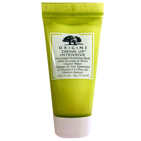 WHOLESALE ORIGINS DRINK UP INTENSIVE OVERNIGHT HYDRATING MASK WITH AVOCADO & GLACIER WATER MINI SIZE 0.5 OZ - 100 PIECE LOT