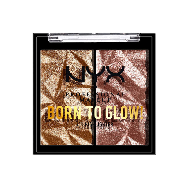 WHOLESALE NYX BORN TO GLOW HIGHLIGHTER DUO - BOUT THE BRONZE - 72 PIECE LOT