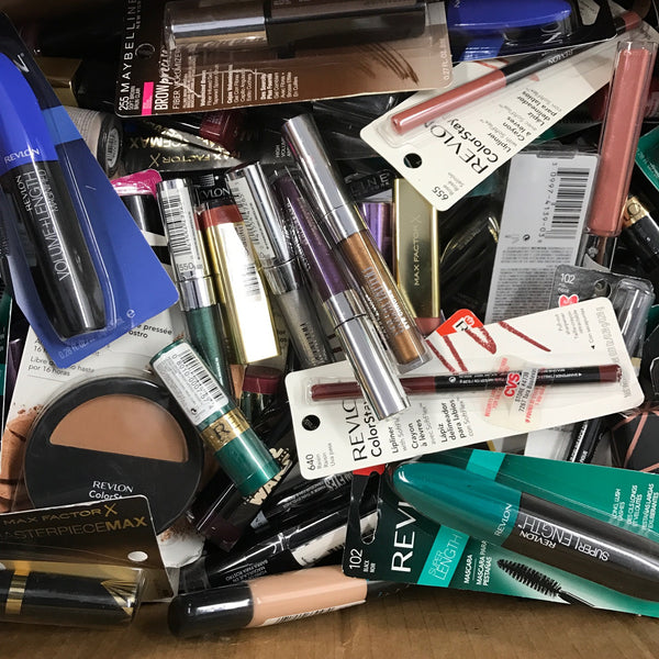 WHOLESALE ASSORTED BRAND NAME COSMETICS LOT - 100 PIECE LOT