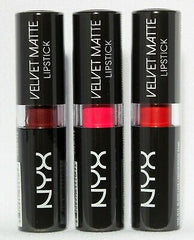WHOLESALE NYX COSMETICS VELVET MATTE LIPSTICK ASSORTED - 100 PIECE LOT